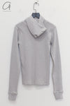 BASERANGE 24 Autumn/Winter Hanifa Hoodie Portugal BAS-TOHH-RC-WI24-HH Mixed Grey